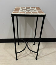 Load image into Gallery viewer, Mosaic Iron Plant Stand

