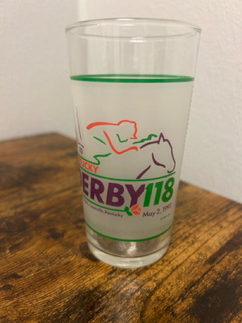 Commemorative Kentucky Derby Mint Julep Glass 1992