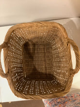 Load image into Gallery viewer, Handled Wicker Basket
