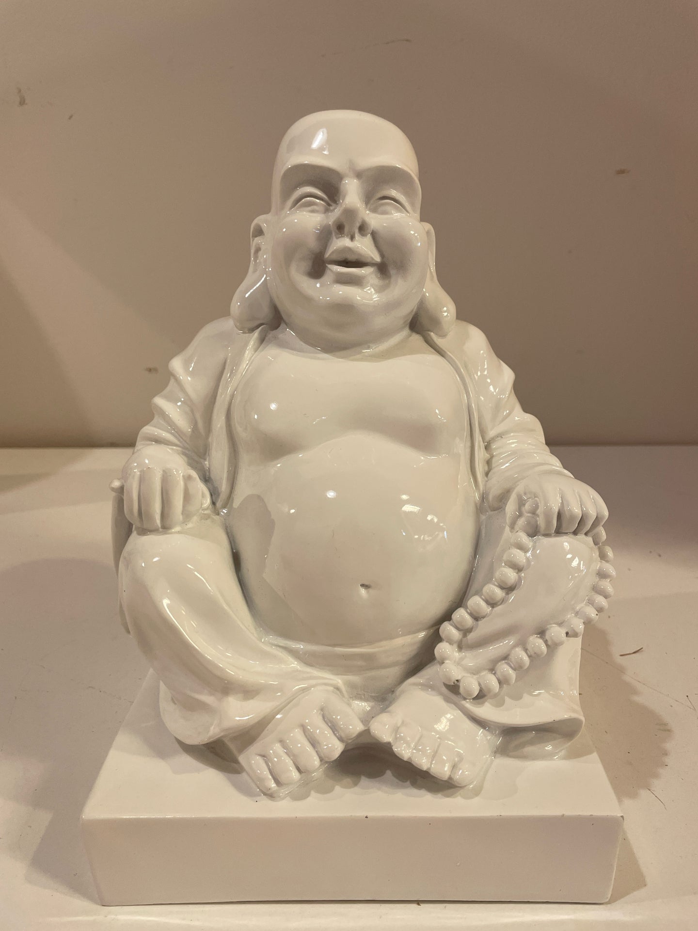 White Plastic  Buddah