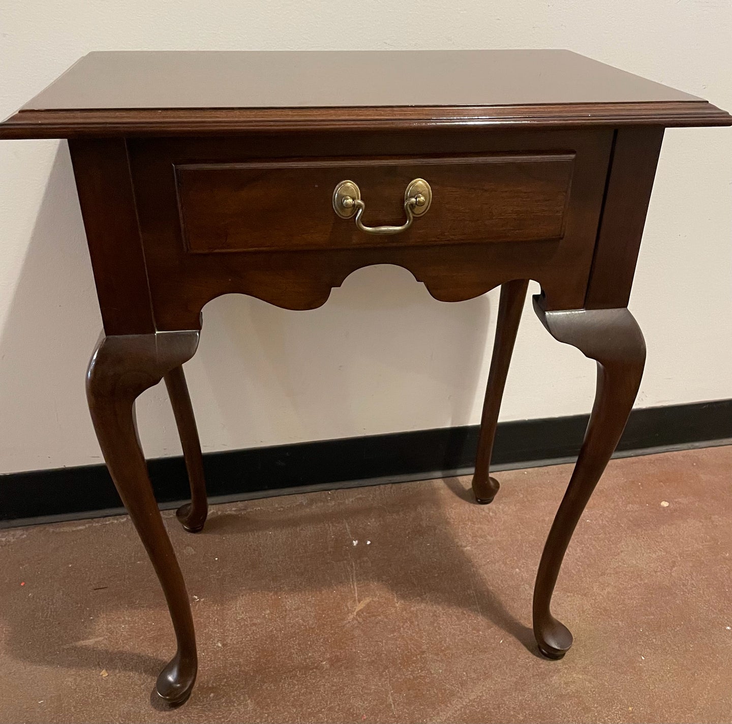 One Drawer Cherry Side Table from Ethan Allen