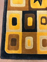 Load image into Gallery viewer, 100% Wool "Roulette" Square Area Rug from StudioDR Collection
