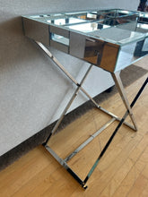 Load image into Gallery viewer, Mirrored Butler Tray Table with Removable Tray from West Elm
