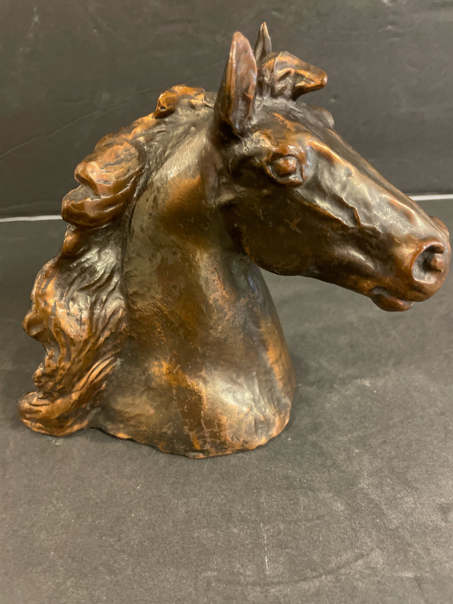 Bronze Horse Bust