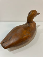Load image into Gallery viewer, Hand Carved Wood Duck Decoy (Head Not Attached)
