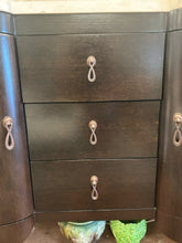 Load image into Gallery viewer, Marble Top Two  Door, Three Drawer Sideboard from Plunkett Furniture
