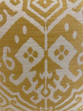 Load image into Gallery viewer, Brand New Pair of Yellow &amp; White Pillows with JF Finch Monaco Fabric
