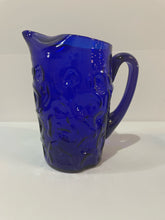 Load image into Gallery viewer, Cobalt Blue Glass Pitcher
