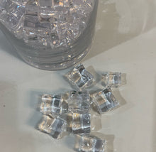 Load image into Gallery viewer, Gold Scalloped Lid, Glass Jar with Acrylic Cubes from Spritz
