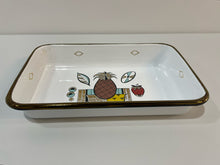 Load image into Gallery viewer, Vintage MCM Ambrosia Pineapple Enamelware Pan from Georges Briard
