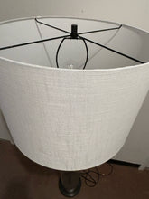 Load image into Gallery viewer, Promenade Floor Lamp Black w White Shade from Crate &amp; Barrel
