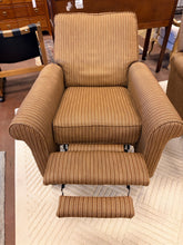 Load image into Gallery viewer, Brown Striped Upholstered Recliner from Flexsteel
