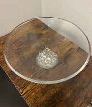 Load image into Gallery viewer, Large Glass Compote with Etched Base
