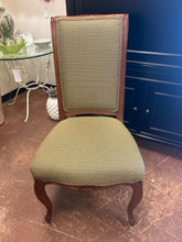 Load image into Gallery viewer, Set of Four Green Patterned Upholstered Dining Chairs from Pearson Furniture

