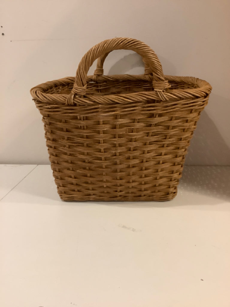 Handled Wicker Basket