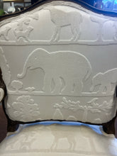 Load image into Gallery viewer, Pair of Arm Chairs with Animal Print Upholstery
