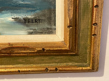 Load image into Gallery viewer, Framed Original Oil Painting, Ocean Waves by Rose Ebert, signed

