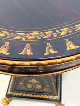 Load image into Gallery viewer, Round Ornate Occasional Table with Claw Feet &amp; Lion Emblem
