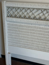 Load image into Gallery viewer, White Wicker Headboard from Henry Link
