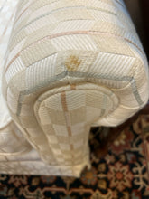 Load image into Gallery viewer, Two Cushion Cream Patterned Loveseat
