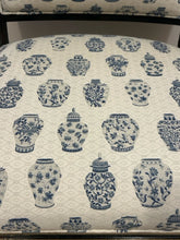 Load image into Gallery viewer, Limited Edition Commemorative Queen Elizabeth Regency Chinoiserie Arm Chair with Gold Leaf Accents from Highland House
