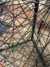 Load image into Gallery viewer, Hand Woven Black Cord, Metal Cubic Frame  Entropy Chair from Phillips Collection
