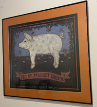 Load image into Gallery viewer, Framed Print &quot;The Pig of Market Harborough&quot; by Suzanne Ring Caplan
