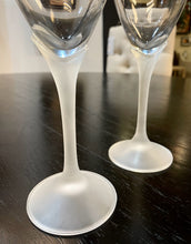 Load image into Gallery viewer, Nine Alexandra Frosted Stem Wine Glasses from Mikasa
