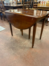 Load image into Gallery viewer, Small Mahogany Drop Leaf Dining Table
