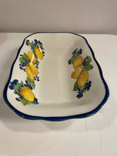 Load image into Gallery viewer, Rectangular Ceramic Lemon Serving Tray
