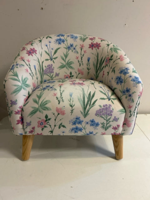 MCM Floral Child's Club Chair