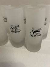 Load image into Gallery viewer, Six Frosted Sauza Hornitas Tequila Shot Glasses
