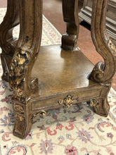 Load image into Gallery viewer, Ornate Regency Style Giltwood &amp; Marble Top Pedestal
