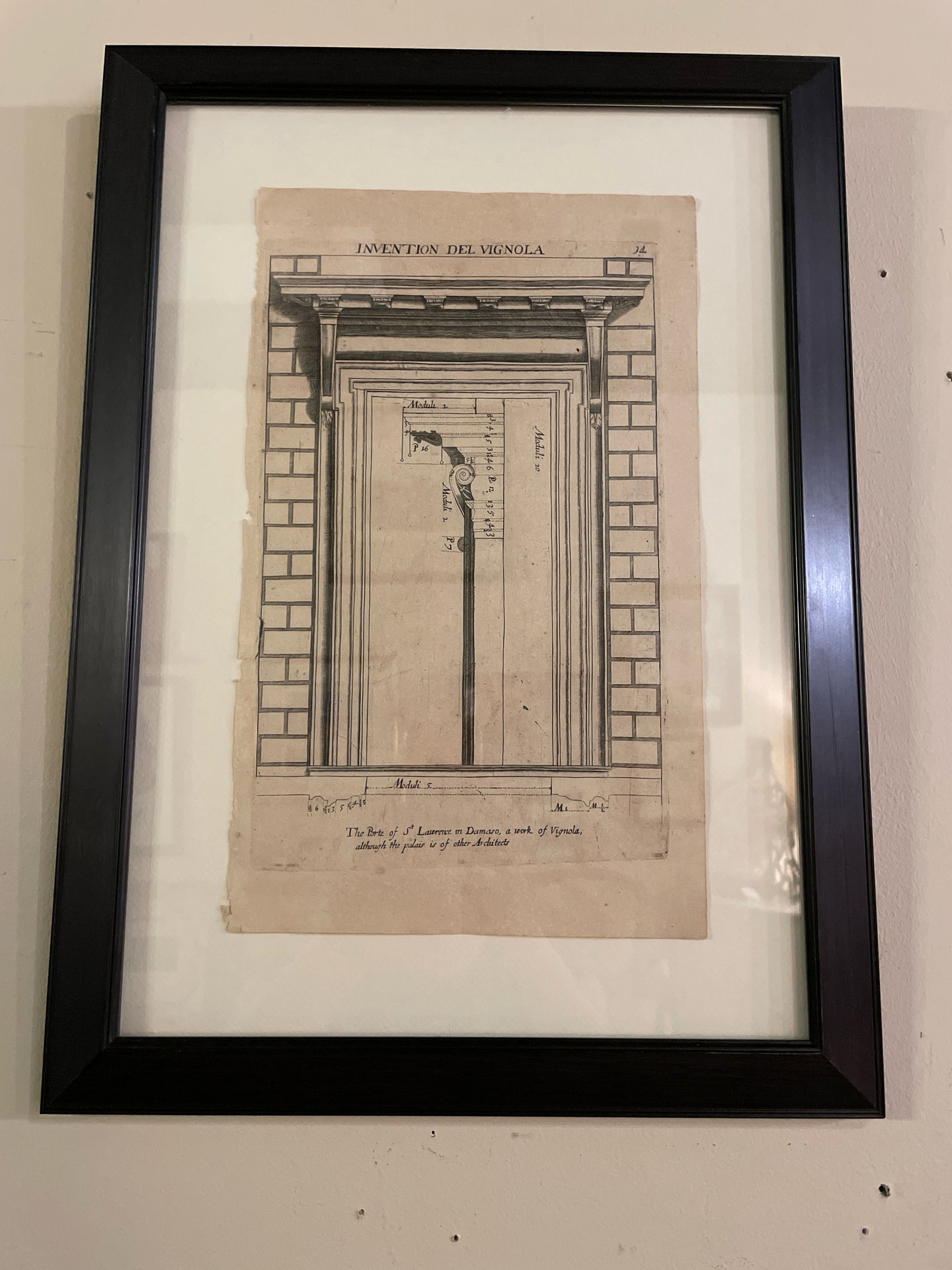 Framed Page The Port of St. Lawrence - Invention Del Vignola