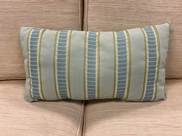 Blue & Green Lumbar Pillow