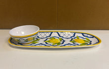 Load image into Gallery viewer, Melamine Lemon Serving Platter with  Bowl from Le Cadeaux
