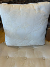 Load image into Gallery viewer, French Provincial Style Game Table with Four Cane Back Armchairs
