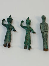 Load image into Gallery viewer, Five Vintage Bronze Votive Figurines
