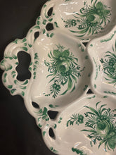Load image into Gallery viewer, Vintage Hand Painted Divided Tray made in Italy for Bonwit Teller
