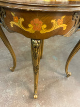 Load image into Gallery viewer, Ornate Inlaid Occasional Table
