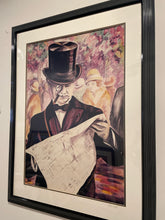 Load image into Gallery viewer, Limited Edition Print &quot;Man with Top Hat&quot; by Billie Coyne, signed &amp; numbered
