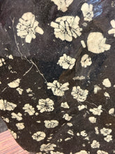 Load image into Gallery viewer, Heavy Chinese Peony Meditation Stone on Separate Wood Base
