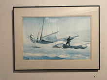 Load image into Gallery viewer, Framed Print &quot;Stowing Sail&quot; by Winslow Homer
