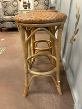 Load image into Gallery viewer, Pair of Rattan Bar Stools from Pottery Barn
