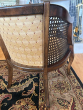Load image into Gallery viewer, Pair of Vintage MCM Barrel Chairs with Cane Sides
