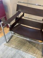 Load image into Gallery viewer, Reproduction Brown &amp; Chrome Wassily Chair
