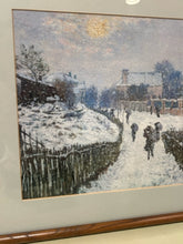 Load image into Gallery viewer, Framed Print of Monet&#39;s &quot;Boulevard Saint-Denis, Argenteuil, in Winter&quot;
