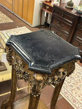 Load image into Gallery viewer, Ornate Regency Style Giltwood &amp; Marble Top Pedestal
