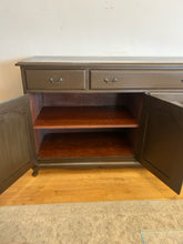 Load image into Gallery viewer, Custom Cherry Three Drawer, Two Cabinet Buffet
