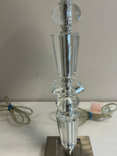 Load image into Gallery viewer, Pair of Acrylic Lamps with White Shades
